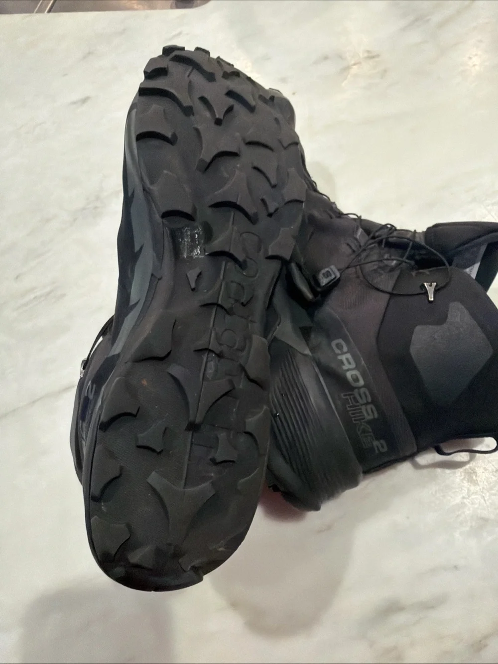 Salomon Cross Hike Mid GTX 2 Mens 12.5Hiking Shoes Black/Magnet